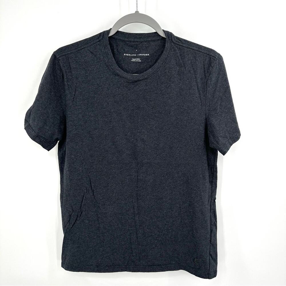 Everlane The Organic Cotton Crew Tee in charcoal gray Size S NWOT